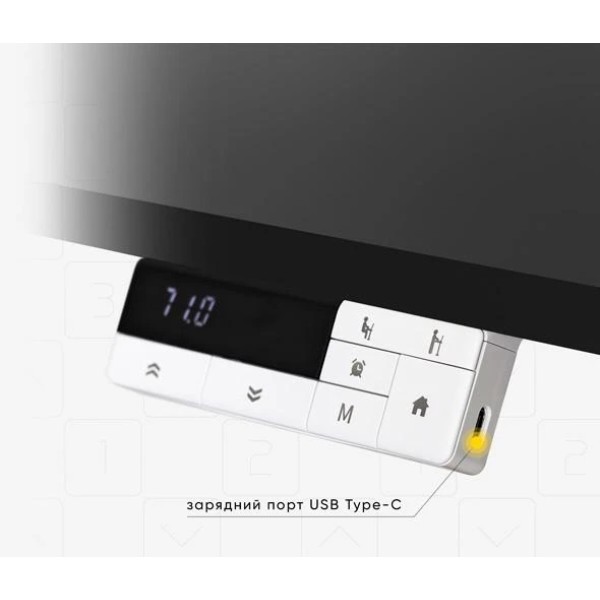 Фото - Стіл з електрорегулюванням висоти Mealux PowerDesk Duo Black (EVO-242 Duo B/B)